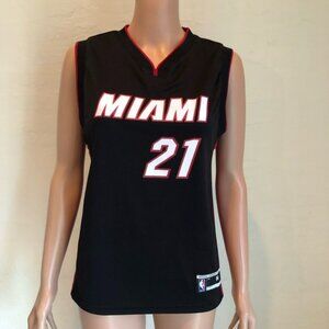 NBA Miami Heat Sleeveless Jersey Women’s Size M Tank-Top # 21 Hassan Whiteside